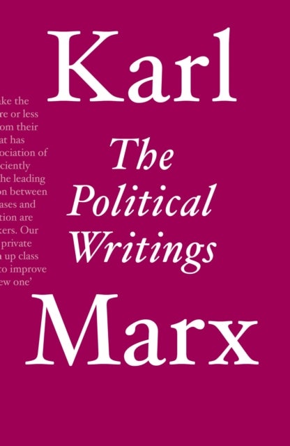 Bilde av The Political Writings Av Karl Marx