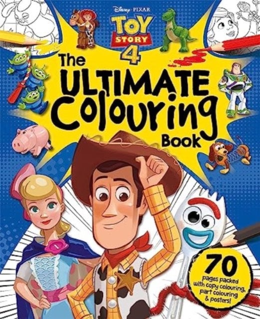 Bilde av Disney Pixar Toy Story 4 The Ultimate Colouring Book Av Walt Disney