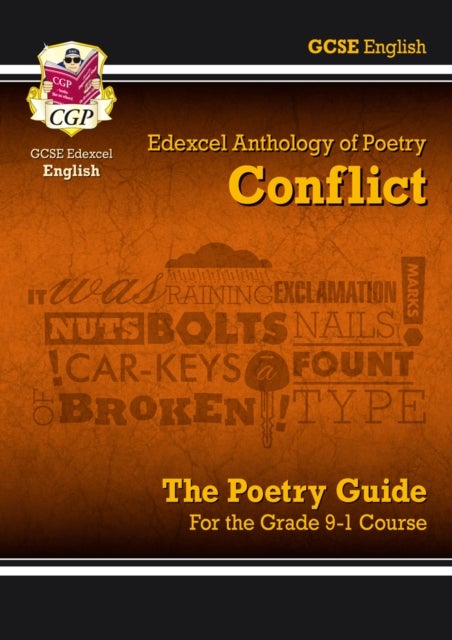 Bilde av New Gcse English Edexcel Poetry Guide - Conflict Anthology Includes Online Edition, Audio &amp; Quizzes: Av Cgp Books