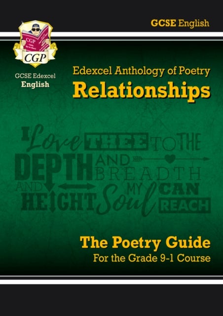 Bilde av New Gcse English Edexcel Poetry Guide - Relationships Anthology Inc. Online Edition, Audio &amp; Quizzes Av Cgp Books