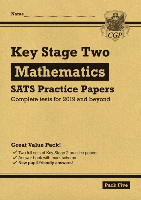 Bilde av Ks2 Maths Sats Practice Papers: Pack 5 - For The 2024 Tests (with Free Online Extras) Av Cgp Books