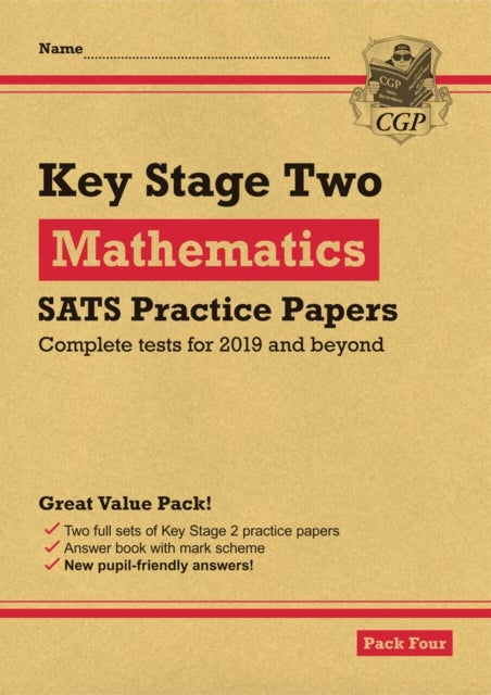 Bilde av Ks2 Maths Sats Practice Papers: Pack 4 - For The 2024 Tests (with Free Online Extras) Av Cgp Books