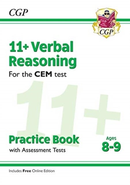 11+ CEM Verbal Reasoning Practice Book & Assessment Tests - Ages 8-9 (with Online Edition): unbeatab