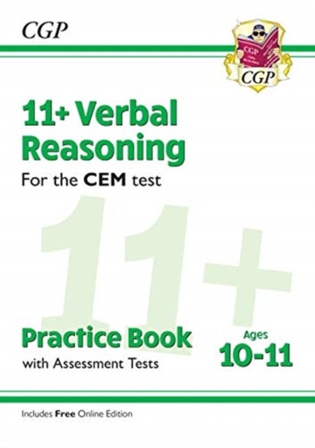 11+ CEM Verbal Reasoning Practice Book & Assessment Tests - Ages 10-11 (with Online Edition): unbeat
