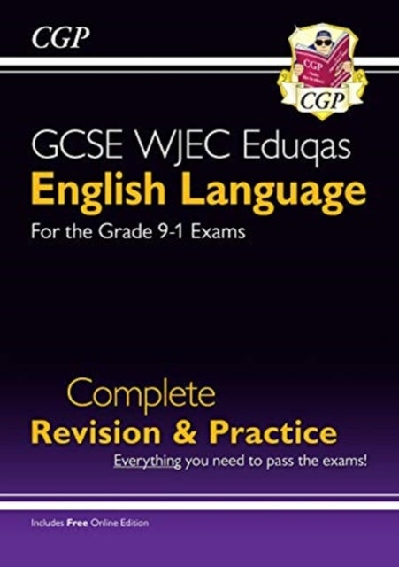 Bilde av Grade 9-1 Gcse English Language Wjec Eduqas Complete Revision &amp; Practice (with Online Edition): Idea Av Cgp Books