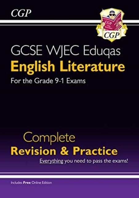 Bilde av Grade 9-1 Gcse English Literature Wjec Eduqas Complete Revision &amp; Practice (with Online Edition): Su Av Cgp Books