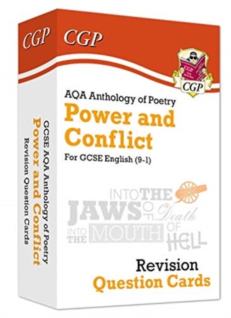 Bilde av Gcse English: Aqa Power &amp; Conflict Poetry Anthology - Revision Question Cards Av Cgp Books