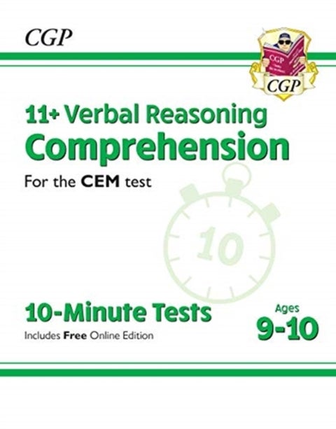 New 11+ CEM 10-Minute Tests: Comprehension - Ages 9-10 (with Online Edition): superb eleven plus pre