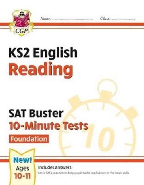 Bilde av Ks2 English Sat Buster 10-minute Tests: Reading - Foundation (for The 2024 Tests) Av Cgp Books