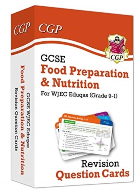 Bilde av Gcse Food Preparation &amp; Nutrition Wjec Eduqas Revision Question Cards Av Cgp Books