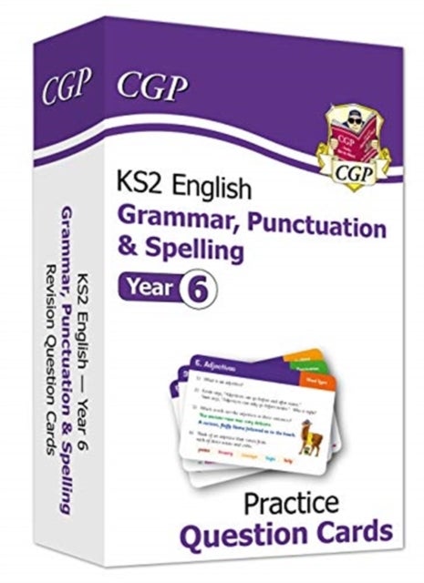 Bilde av Ks2 English Year 6 Practice Question Cards: Grammar, Punctuation &amp; Spelling Av Cgp Books