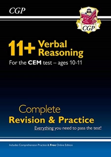 11+ CEM Verbal Reasoning Complete Revision and Practice - Ages 10-11 (with Online Edition): superb r