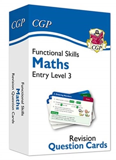 Bilde av Functional Skills Maths Revision Question Cards - Entry Level 3 Av Cgp Books