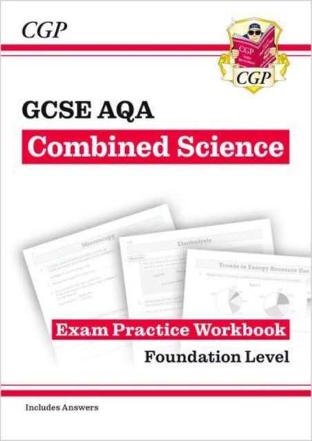 Bilde av Gcse Combined Science Aqa Exam Practice Workbook - Foundation (includes Answers) Av Cgp Books