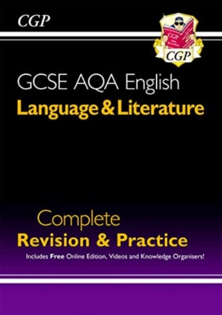 Bilde av New Gcse English Language &amp; Literature Aqa Complete Revision &amp; Practice - Inc. Online Edn &amp; Videos Av Cgp Books