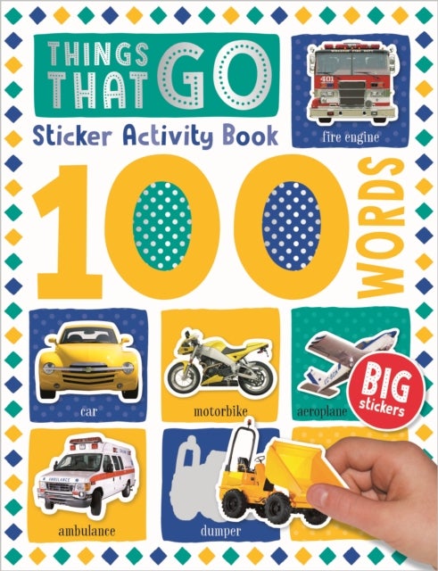 Bilde av 100 Things That Go Words Sticker Activity Av Make Believe Ideas