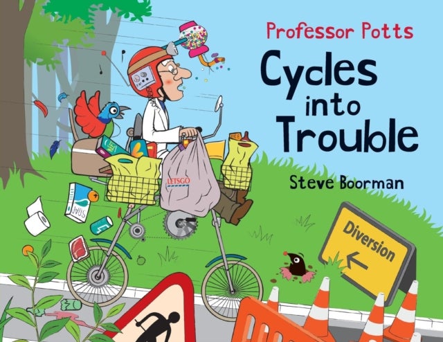 Bilde av Professor Potts Cycles Into Trouble Av Steve Boorman