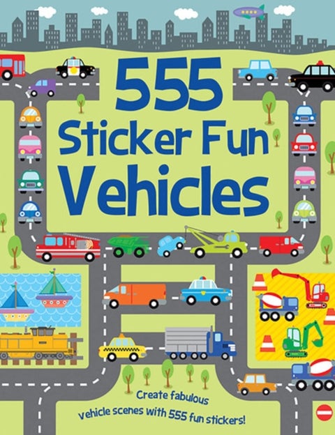 555 Sticker Fun Vehicles