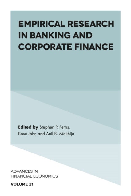 Bilde av Empirical Research In Banking And Corporate Finance