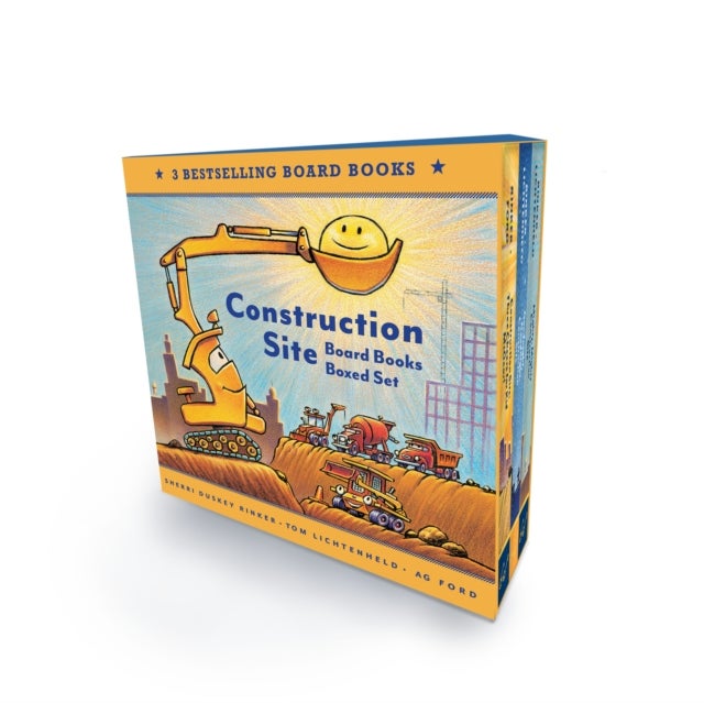 Bilde av Construction Site Board Books Boxed Set Av Sherrie Duskey Rinker