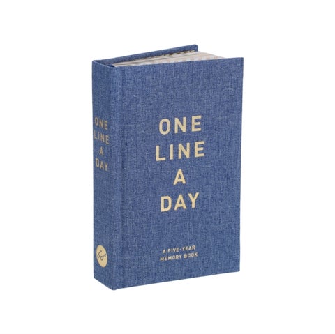 Denim One Line a Day - A Five-Year Memory Book