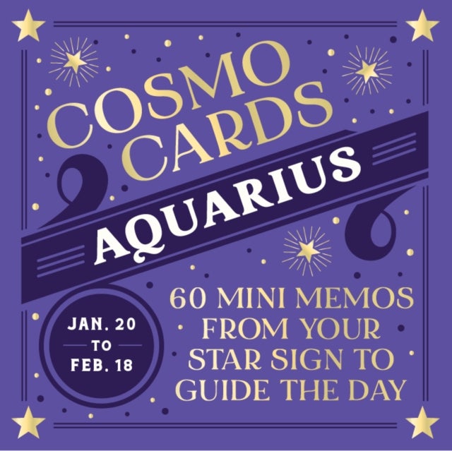 Cosmo Cards: Aquarius - 60 Mini Memos from Your Star Sign to Guide the Day