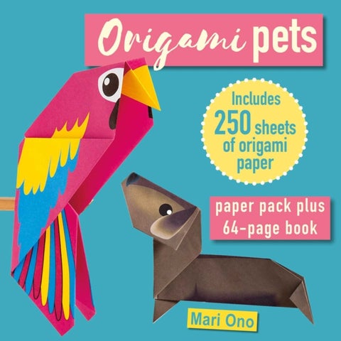 Origami Pets - Paper Block Plus 64-Page Book