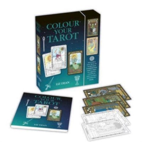 Colour Your Tarot - Includes a Full Deck of Specially Commissioned Tarot Cards, a Deck of Cards to Colour in and a 64-Pa