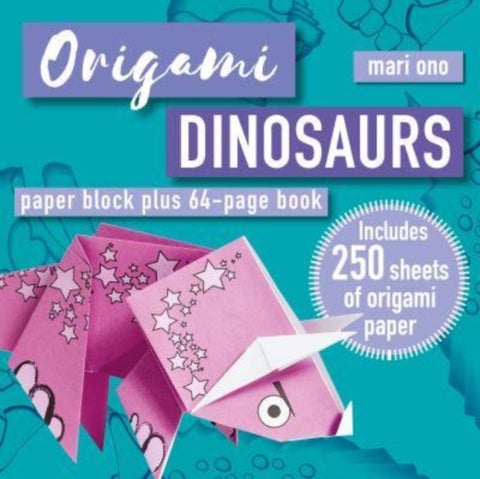 Origami Dinosaurs - Paper Block Plus 64-Page Book