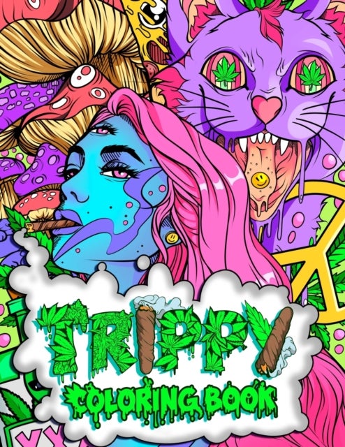 Bilde av Trippy Coloring Book Av Stoner Guy
