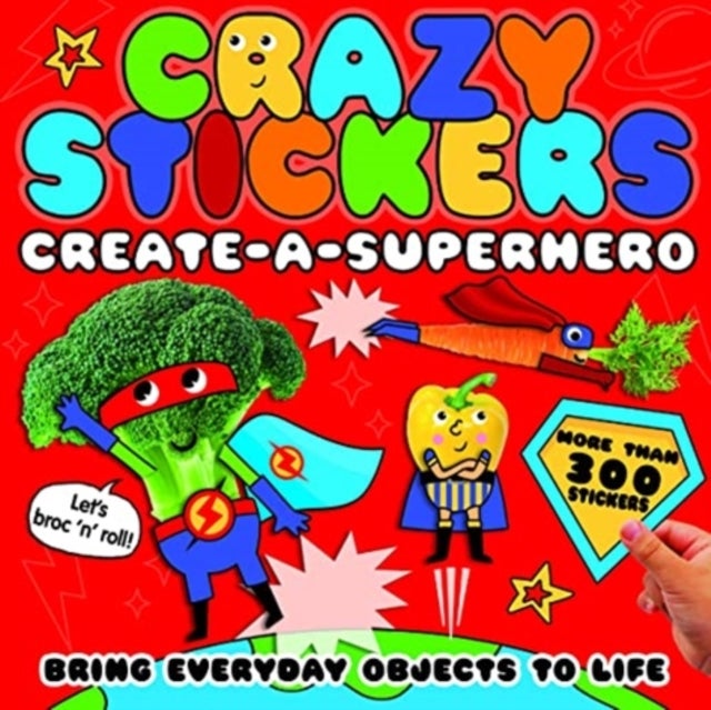 Bilde av Crazy Stickers: Create-a-superhero Av Danielle Mclean