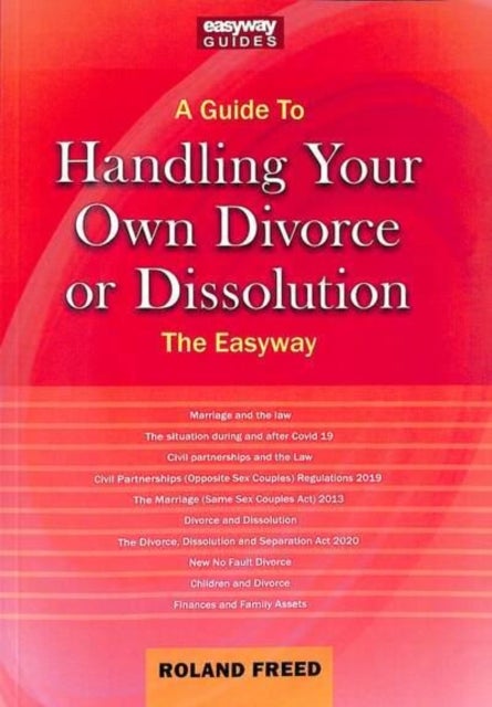 Bilde av A Guide To Handling Your Own Divorce Or Dissolution Av Roland Freed