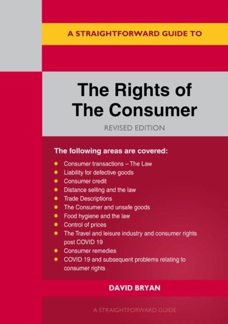 Bilde av A Straightforward Guide To The Rights Of The Consumer Av David Bryan