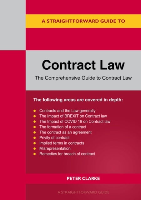 Bilde av A Straightforward Guide To Contract Law Av Peter Clarke