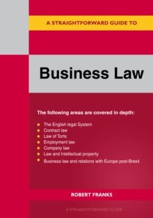 Bilde av A Straightforward Guide To Business Law 2023 Av Robert Franks