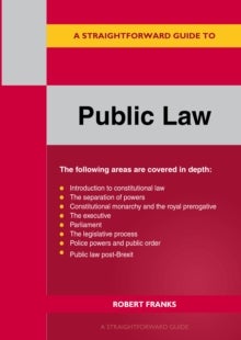 Bilde av A Straightforward Guide To Public Law: Revised Edition 2023 Av Robert Franks