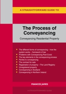 Bilde av A Straightforward Guide To The Process Of Conveyancing: Revised Edition - 2023 Av Frances James