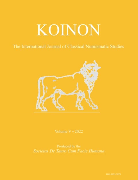 KOINON V, 2022 - The International Journal of Classical Numismatic Studies