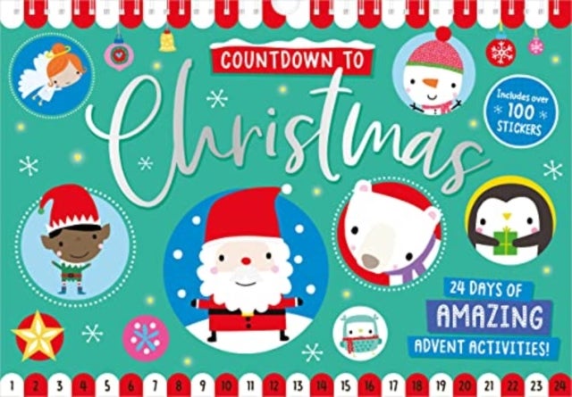 Bilde av Sticker Activity Books Countdown To Christmas Av Make Believe Ideas