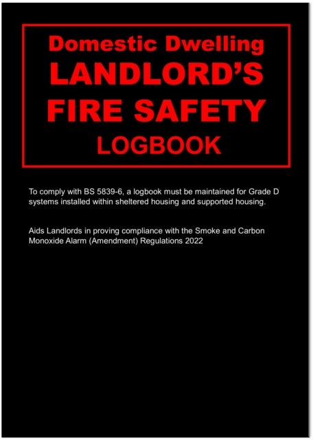 Bilde av Landlords Domestic Dwelling Fire Safety Logbook Av Docs-store