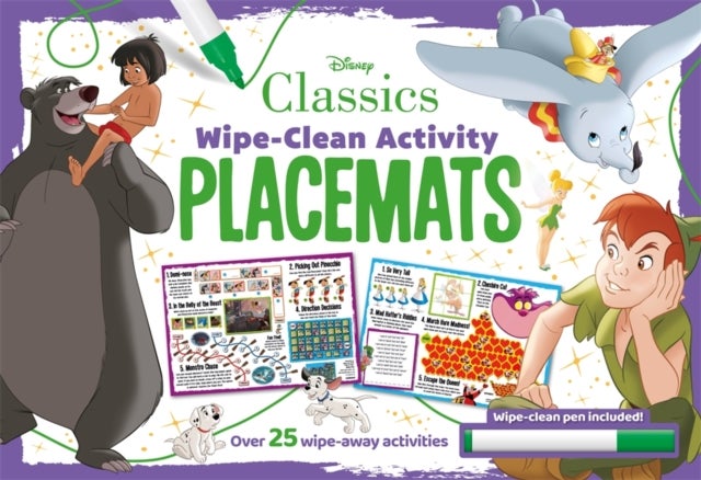 Bilde av Disney Classics: Wipe-clean Activity Placemats Av Walt Disney