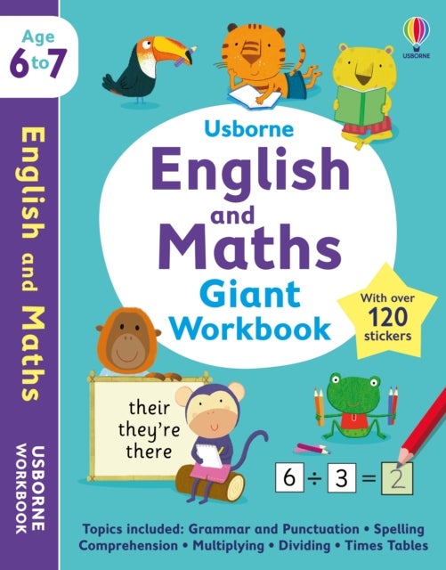 Bilde av Usborne English And Maths Giant Workbook 6-7 Av Holly Bathie, Jessica Greenwell, Jane Bingham, Caroline Young