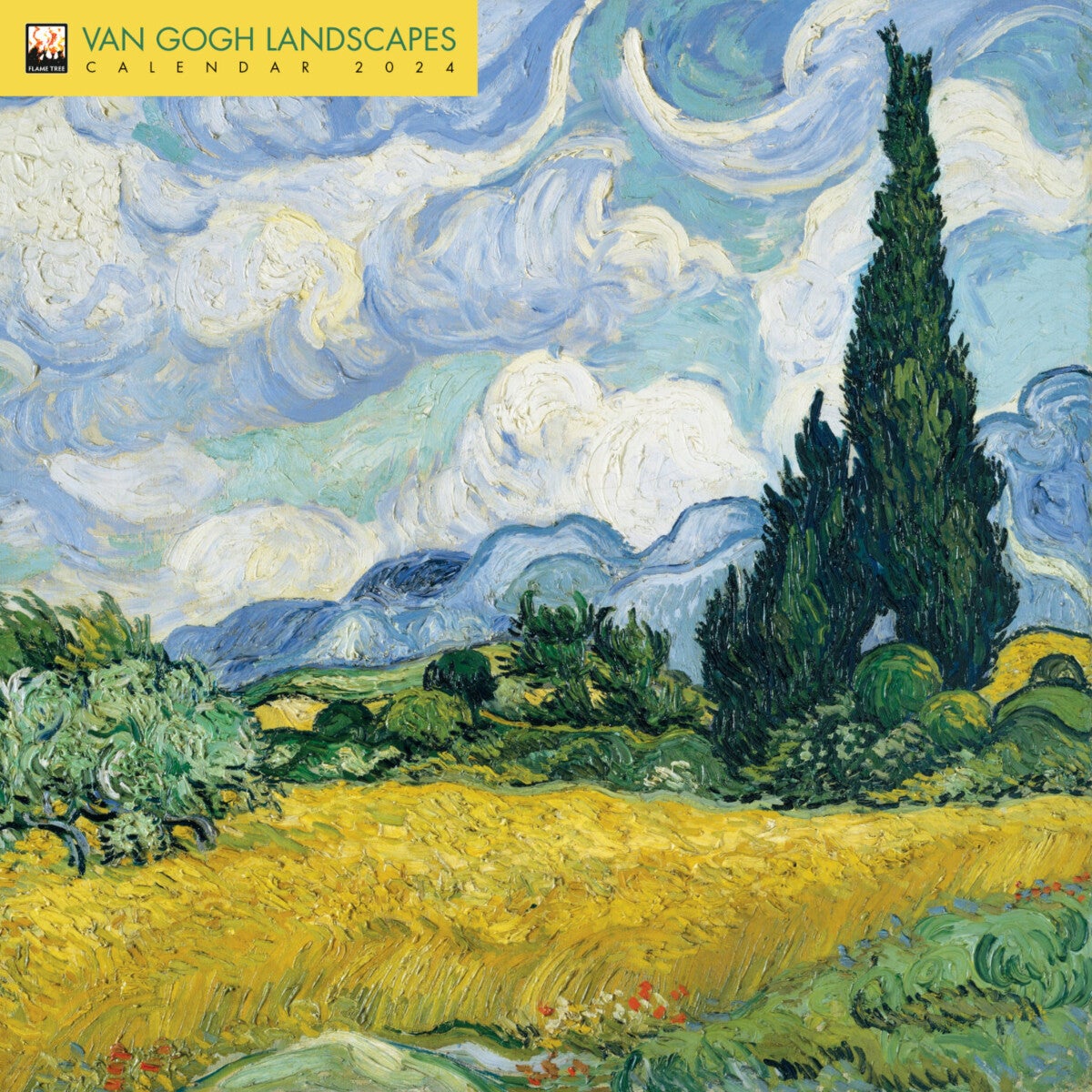 Kalender 2024 Van Gogh Landscape 30x30cm