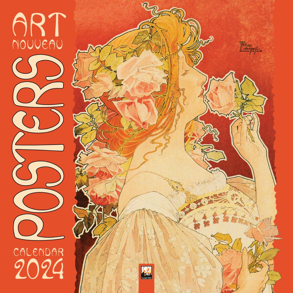 Kalender 2024 Art Nouveau 30x30cm