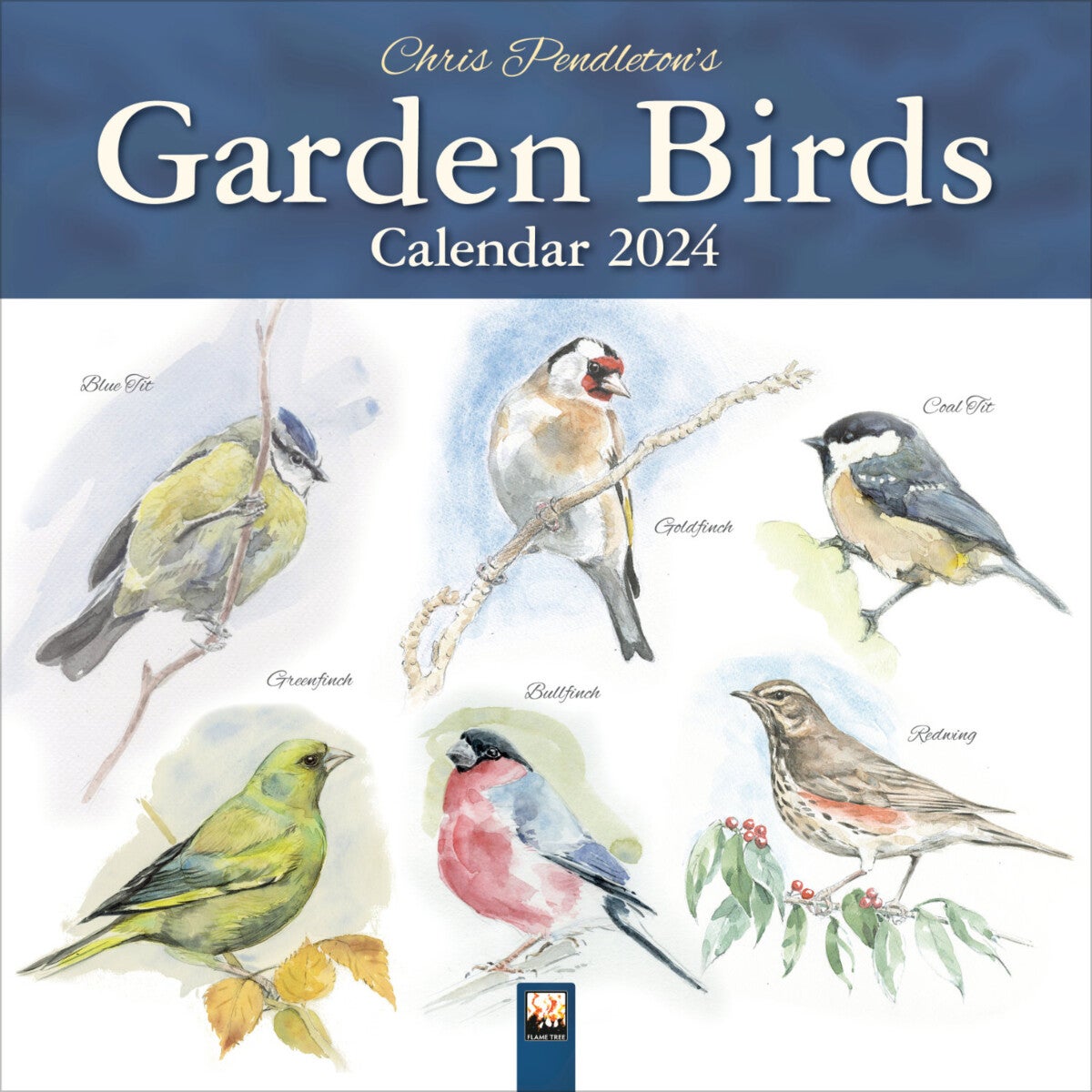 Kalender 2024 Garden Birds 30x30cm
