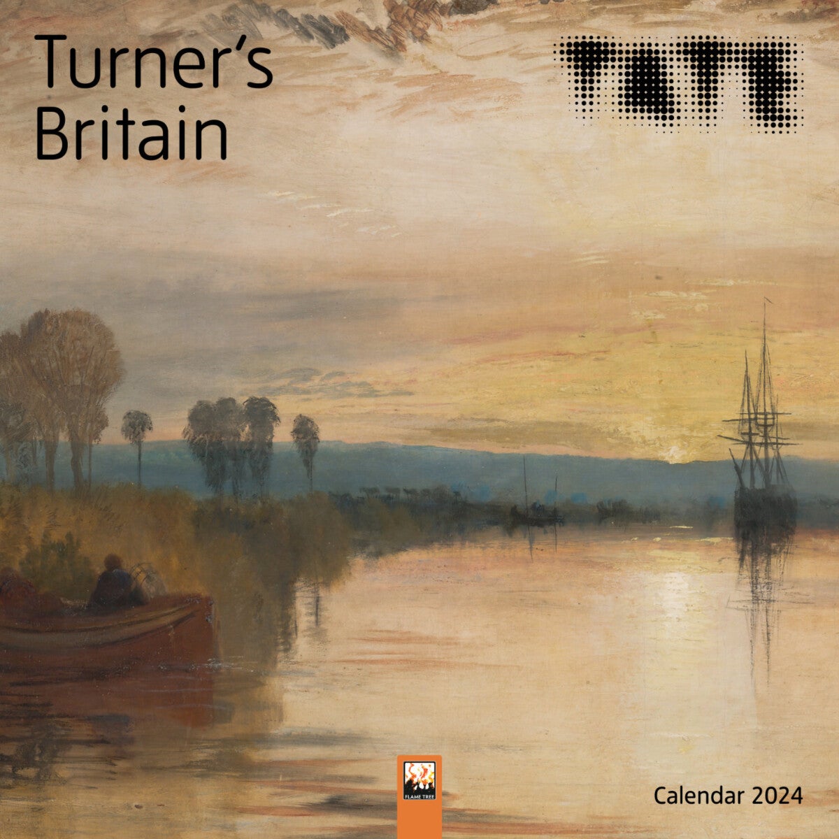 Kalender 2024 Turner Britain 30x30cm