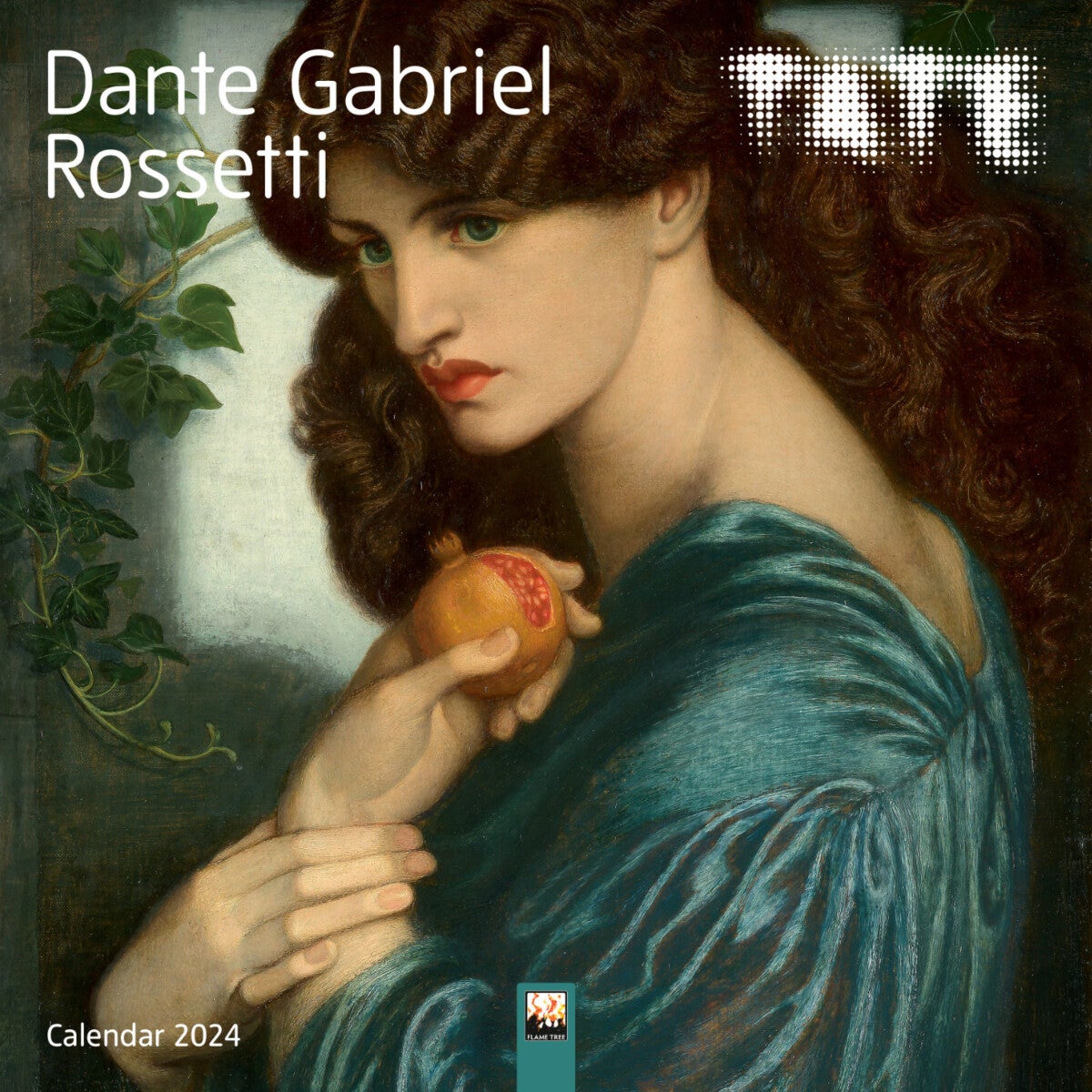 Kalender 2024 D G Rossetti 30x30cm