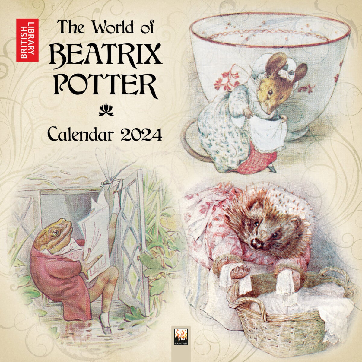 Kalender 2024 Beatrix Potter 30x30cm