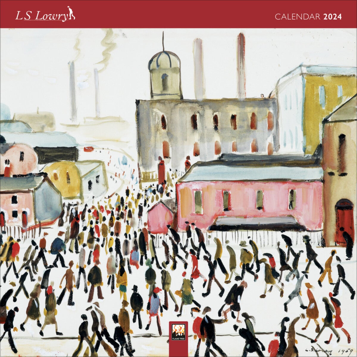 Kalender 2024 LS Lowry 30x30cm