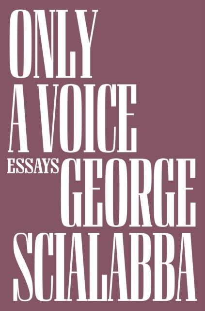Only a Voice - Essays